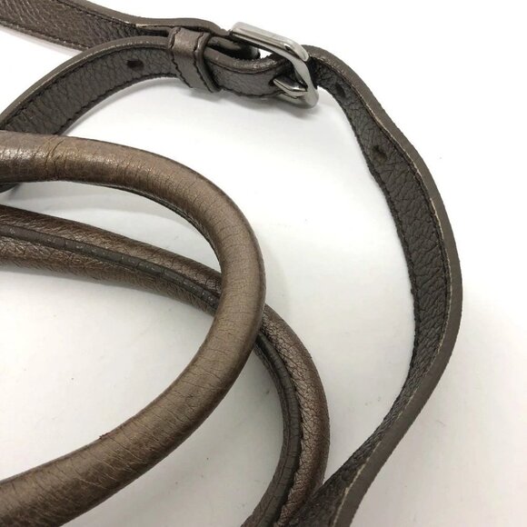 PRADA logo Bag 2WAY Tote Bag Leather Brown - Picture 15 of 16